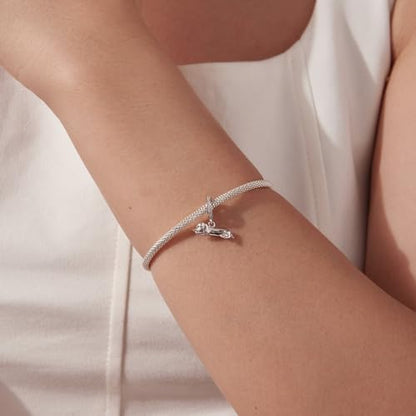 Hummingbird Charms For Bracelets 925 Sterling Silver Animal Dangle & Beads Butterfly Cat Beads Charms For Women Jewelry Gift - color: Sleeping Dachshund