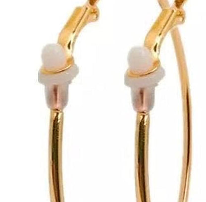 1 Pairs Stainless Steel Clip On Hoop Earrings for Women Fake Hoop Earrings Spring Hoop Earrings for Non-Pierced Ears Durability and Professional