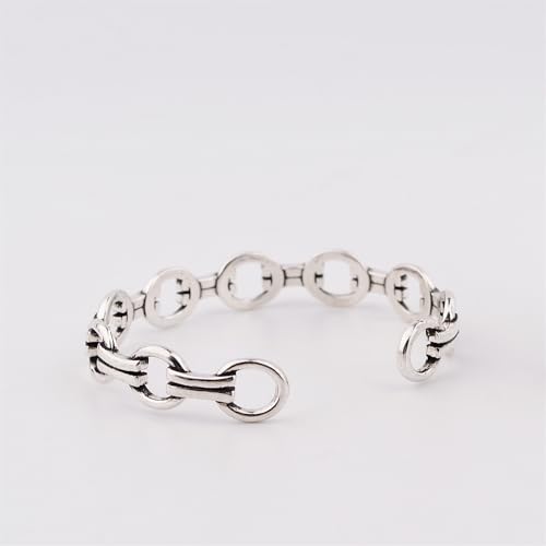 925 Sterling Silver Bangles For Women Handmade Silver Bangles Open Adjustable Bangle Bracelets For Women Silver Open Cuff Bracelets Stackable Wrap Bangles Festival Jewelry Gifts - color: Style 13