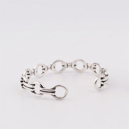 925 Sterling Silver Bangles For Women Handmade Silver Bangles Open Adjustable Bangle Bracelets For Women Silver Open Cuff Bracelets Stackable Wrap Bangles Festival Jewelry Gifts - color: Style 13