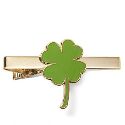 tiemart Tie Bar - style: Shamrock