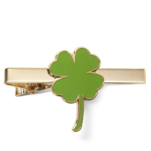 tiemart Tie Bar - style: Shamrock