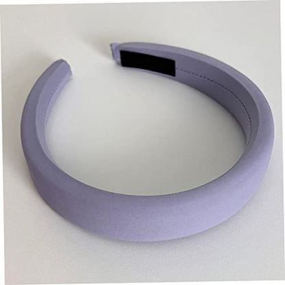 Outanaya 2pcs Wide Padded Headbands for Women Comfortable Fabric Hair Accessories Light for Daily Wear and Activities