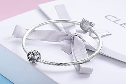 Letter Charms 925 Sterling Silver Initial A-Z Bead Charms | For Bracelets Necklaces, Hypoallergenic,Cubic Zirconia Alphabet Beads, Personalized Gifts for Women - color: Y