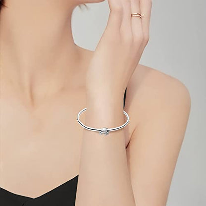 Family Love Mother Daughter Grandma Charm 925 Sterling Silver fits Bracelets Necklace Pendant Bead Charms Jewelry Gift for Women Family Friends - color: Car Charm