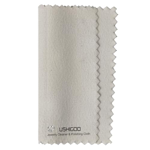 50pcs Jewelry Cleaning & Polishing Cloth for Silver,Gold,Platinum,Easy to Carry,Wipe and Care.Pre-Treated Ultrasoft Fabric with Tarnish Remover Jewelry Cleaner(3x3 White) - color: White