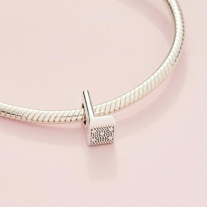 Pandora Alphabet Charm - Compatible Moments - Gift for Her - Made with Sterling Silver - with Gift Box - style: Letter L