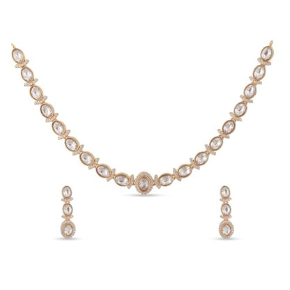 TARINIKA Samaira Kundan Indian Necklace Set - Indian Jewelry Set for Women