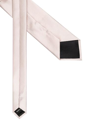 Solid Color Tie and Pocket Square with Tie Clip Lapel Pin Silk Formal Necktie Set Wedding Formal - color: Light Pink