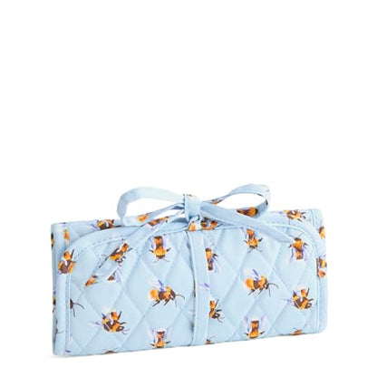 Vera Bradley womens Premium Cotton Jewelry Roll - color: Bee's Knees