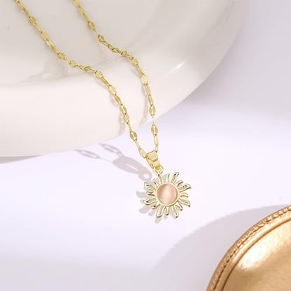 30 Pieces Gold Sun Charms Vintage Metal Celestial Acrylic Gemstone Crystal Pendants Beads for Bow Jewelry Making DIY Bracelets Necklace Earring Supplies