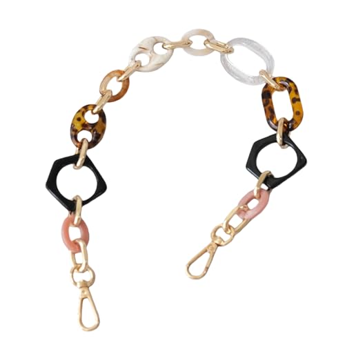 Acrylic Resin Chain for Purse,Handbag Decoration Chain Strap,Bag Accessories Chain Charms - color: Polygon/Style2/46cm