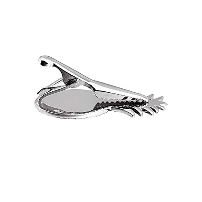 HAWSON 2 inch Tie Clip for Men-Novelty Sport Necktie Bar Clip,Tie Pin,Special Interesting Gift for Men - style: Pineapple