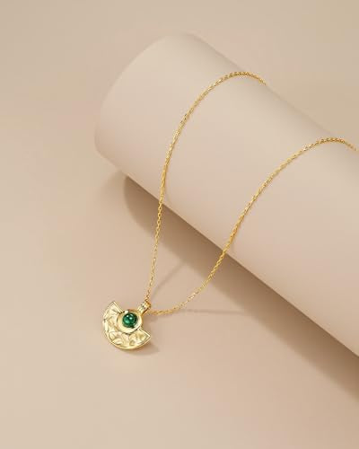 SNGIA 18K Gold Plated Stackable Adjustable Curved Horizontal Bar with CZ Pendant Necklace For Women by SNGIA, Dainty Drop Layered Trendy Birthstone Gemstone Charm Statement Jewelry Gifts, Bohemian Vintage Handmade Unique Cute Thin Skinny Dainty Chain Bead