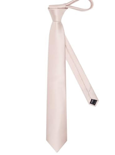 Solid Color Tie and Pocket Square with Tie Clip Lapel Pin Silk Formal Necktie Set Wedding Formal - color: Light Pink
