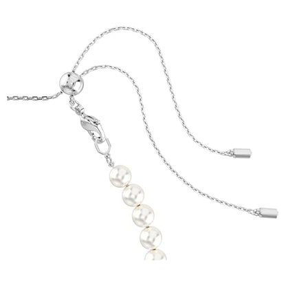 Swarovski Ariana Grande Collection, Clear Crystal & Pearls, Rhodium Finish, Necklaces, Earrings and Bracelets - color: Heart Crystal Choker