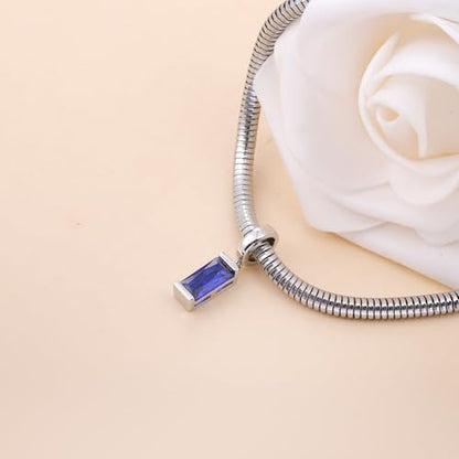 Helonley Birthstone Charms for Charms Bracelet: Birth Stone Charms | 925 Sterling Silver Birth Stone Bead Charms for Bracelets and Necklaces, Christmas Birthday Gifts for Mom and Wife - color: Sept.
