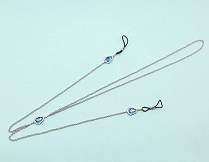 Teardrop Nipple Ring Rhinestone Water Drop Faux Nipple Chain Noose Body Non Piercing Jewelry Heart Chokers Necklaces