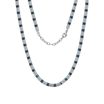 Stainless Steel Chain Necklaces,Rolo Chain Necklace for Men Women,Unique Fashion and Charm Jewelry, Silver Tone Chain,Stainless Steel Adjustable Link, Gifts for Friends/Husband/Dad - style: 1492