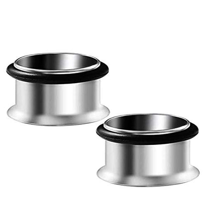 HEKEUOR Ear Tunnels Stretching Kit Stainless Steel Gauge Plugs Set Single Flared Stretching Kit 00g 7/16 1/2 9/16 5/8 3/4 7/8 1 Inch - style: 15/16" (24MM)