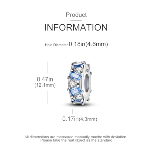 Pandach 925 sterling silver Clip Spacer Charm for Bracelet Clip Lock Stopper Bead Spacer European Openable Beads 2Pcs - style: 2-KJC1145