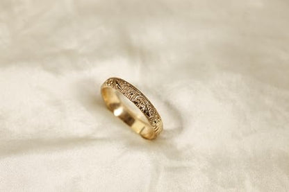 Handmade Ring-925 Sterling Silver /14K Gold Filled for Choosing, 3.5mm Width 1.35mm Thickness, Sizes 4-11.5, Unisex Wedding Bonds (Men & Women) - size: 9.5