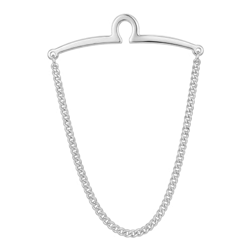 Yoursfs Tie Chains for Men Gold and Sliver Tie - style: Stainless Steel Chain Tie Clip
