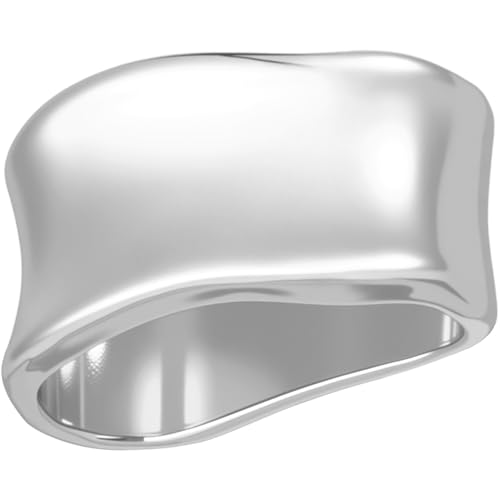 Silk Scarf Ring, Metal Silk Scarves Shawl Clip, Minimalist Geometric Scarf Slide Buckle Brooches Clothing Accessories for Women- Silver - color: Silver