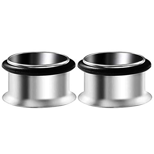 HEKEUOR Ear Tunnels Stretching Kit Stainless Steel Gauge Plugs Set Single Flared Stretching Kit 00g 7/16 1/2 9/16 5/8 3/4 7/8 1 Inch - style: 13/16" (20MM)