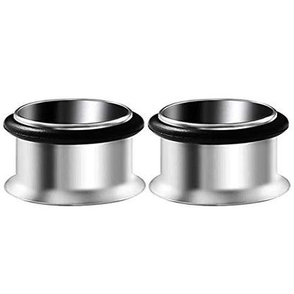 HEKEUOR Ear Tunnels Stretching Kit Stainless Steel Gauge Plugs Set Single Flared Stretching Kit 00g 7/16 1/2 9/16 5/8 3/4 7/8 1 Inch - style: 13/16" (20MM)