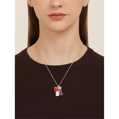 4th of July Earring Bracelet And Necklaces Jewelry Set for Women Men Personalized Red White and Blue Patriotic American Flag Dangle Drop Earrings Independence Day Holiday Accessories Gifts - style: usa