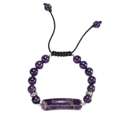 Natural Stone Beaded Bracelets for Women, 7 Chakra Healing Crystal Bracelet, 6mm/8mm Handmade Gemstone Stretch/Adjustable Bangle, Anxiety Relief Yoga Meditation Jewelry, Boho Amethyst Malachite Turquoise Bracelet Gift - color: Style 7