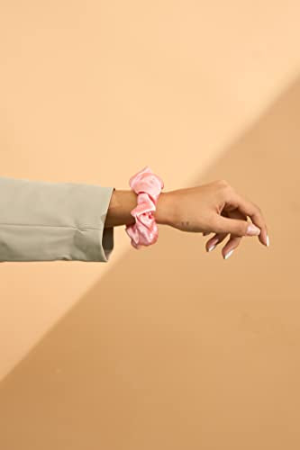 SILVR BEAR Luxury Satin Scrunchies and Hair Ties, Softer than Silk for Thick, Curly, or Thin Hair, Perfect for Women and Girls (Rose Collection) - color: Rose Collection
