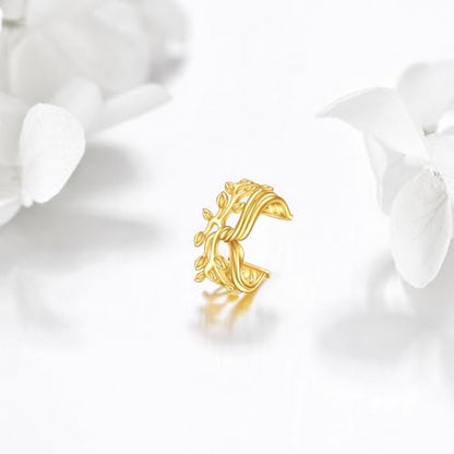 KECHO 14K Gold Ear Cuff Earrings Hypoallergenic Non Piercing Cartilage Earring Jewelry Gifts for Women - style: Tree of Life