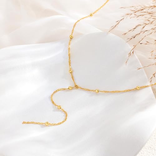 Tewiky Layered Necklaces for Women 14k Gold Plated Chain Necklace Set | Chunky Herringbone/Snake/Rope/Box/Cuban Link Chain for Women, Layering Stack Choker Necklace, Dainty Jewelry Set Non Tarnish - color: Gold--style O