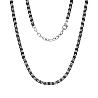 Stainless Steel Chain Necklaces,Rolo Chain Necklace for Men Women,Unique Fashion and Charm Jewelry, Silver Tone Chain,Stainless Steel Adjustable Link, Gifts for Friends/Husband/Dad - style: 1468