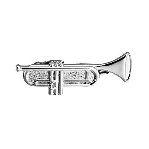HAWSON 2 inch Tie Clip for Men-Novelty Sport Necktie Bar Clip,Tie Pin,Special Interesting Gift for Men - style: Tuba