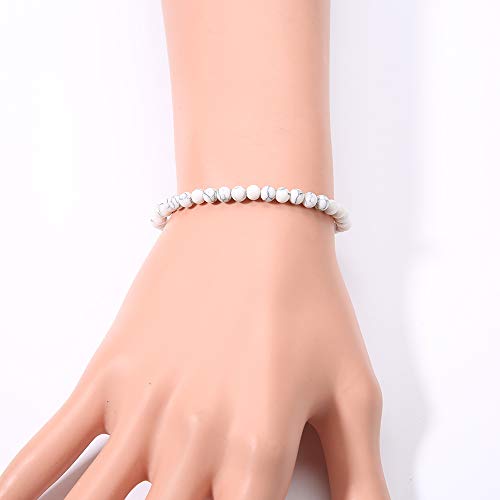 4MM Mini Gemstone Energy Bracelets Tiny Bracelet Natural Stone Statement Bracelet Charm Beaded Couples Bracelets