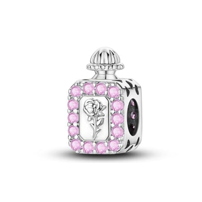 NARMO 925 Sterling Silver Charm Bead for Bracelets Silver Charms for Women - color: Perfume