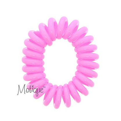 Small Coil Hair Ties For Girls - Set of 6 Light Purple - color: Light Purple