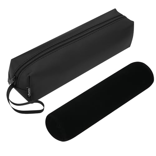 Cosmos Water Resistant Watch Travel Storage Case - Watch Roll Bag Carry Case With Removable Roll Insert and Velvet Holder, Black - color: Roll Bag-Water Resistant