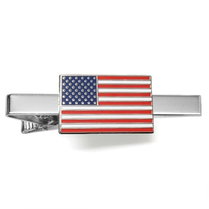 tiemart Tie Bar - style: American Flag