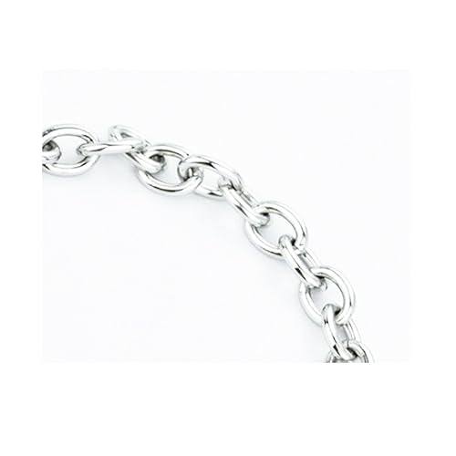 kelistom 925 Sterling Silver Bracelets for Women Teens, Love Heart Charm Chain Bracelet Bangle Fashion Jewelry Gifts - color: link braclet-OT
