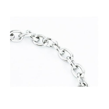 kelistom 925 Sterling Silver Bracelets for Women Teens, Love Heart Charm Chain Bracelet Bangle Fashion Jewelry Gifts - color: link braclet-OT
