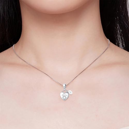 TCHYUN Family Series Dangle Charm Heart Birthstone Bead for Pandora Bracelet Women Gift - style: Best Friend