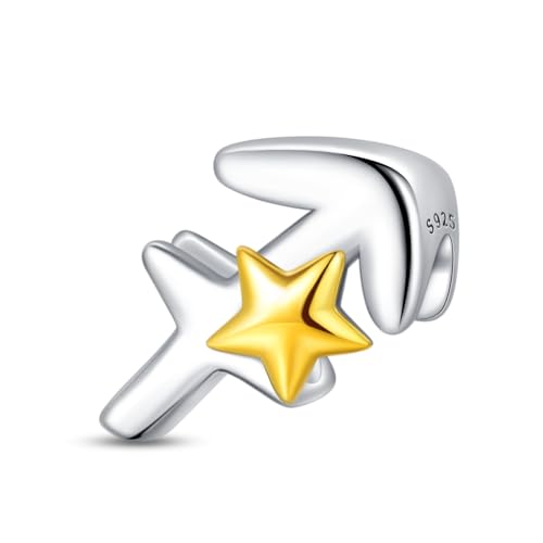 925 Sterling Silver 12 Astrological Signs Charm for Bracelets and Necklace Happy Birthday Charms for Bracelet and Necklace Valentine's Day Mother's Day Gift - style: Sagittarius Charm