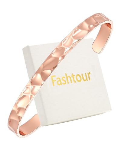 Pure Copper Bracelet – Copper Bracelet for Men & Women – 100% Solid, Raw & Uncoated Handmade Hammered Tibetan Cuff Bangle - color: MirrorSurface