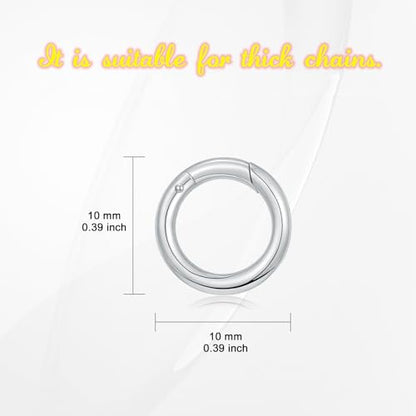 925 Sterling Silver Double Opening Lobster Clasp, Necklace Bracelet Anklet Jewelry Extender Clasp for DIY Jewelry Making (Style 4-1pc) - style: style 4-1pc