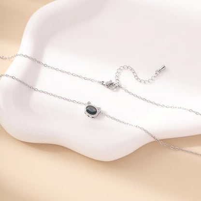 RZKING Silvery Necklace for Women, Gifts for Friend Mom Daughter Teacher - style: Cat