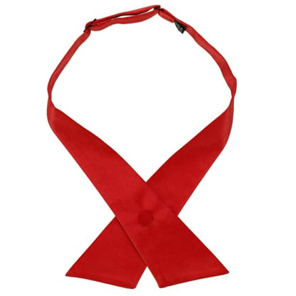 tiemart Crossover Tie - color: Red